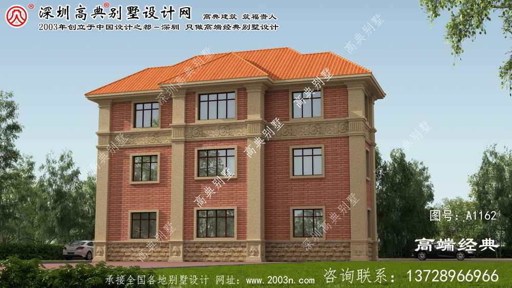 夏津县别墅外观结构设计图	