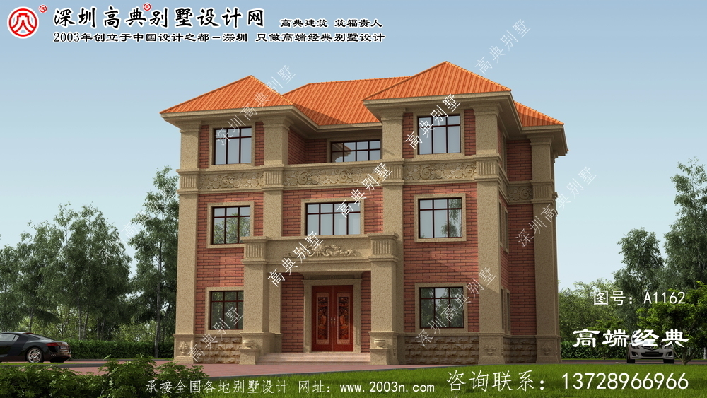 夏津县别墅外观结构设计图	