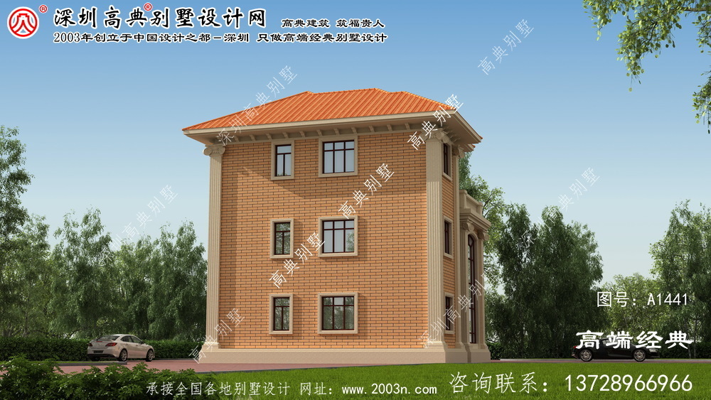 霸州市农村三层房屋设计图
