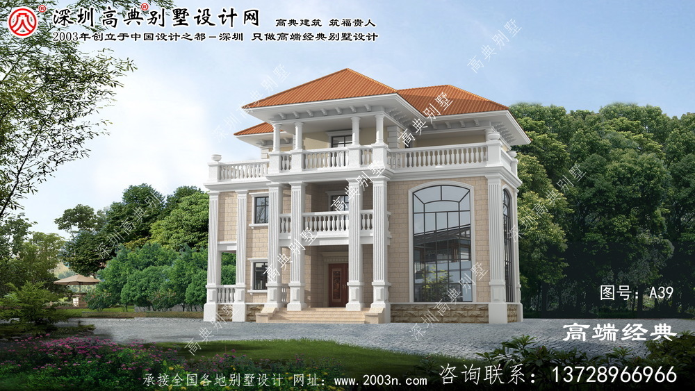 南票区乡村三层楼房设计图