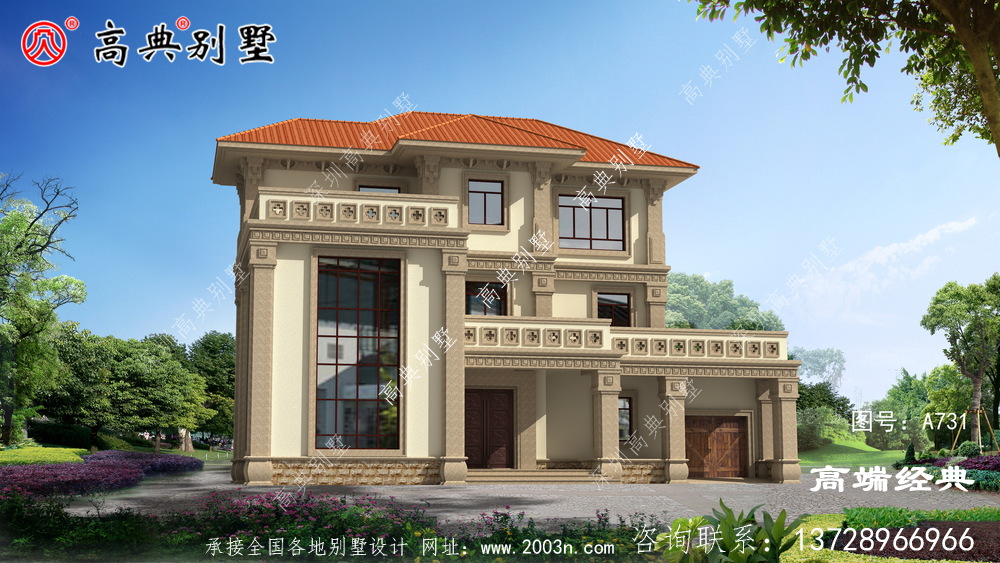 农村的大户型别墅设计图