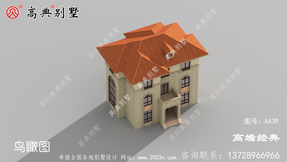 105平米农村小别墅造型简单大方