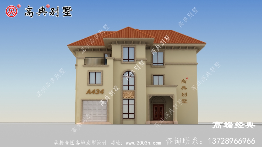 农村二层半简欧别墅这样建还怕预算不够吗?