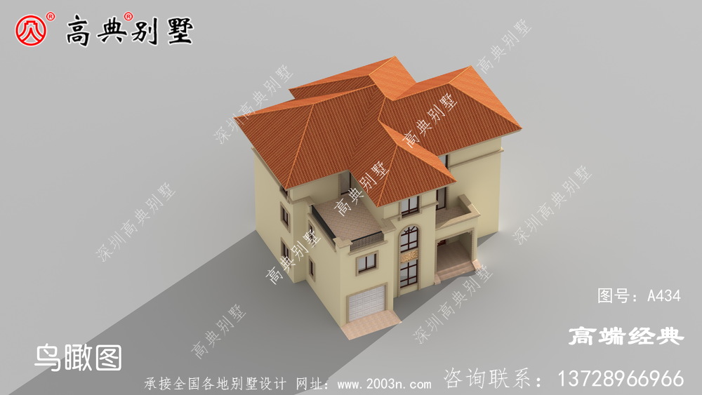 农村二层半简欧别墅这样建还怕预算不够吗?
