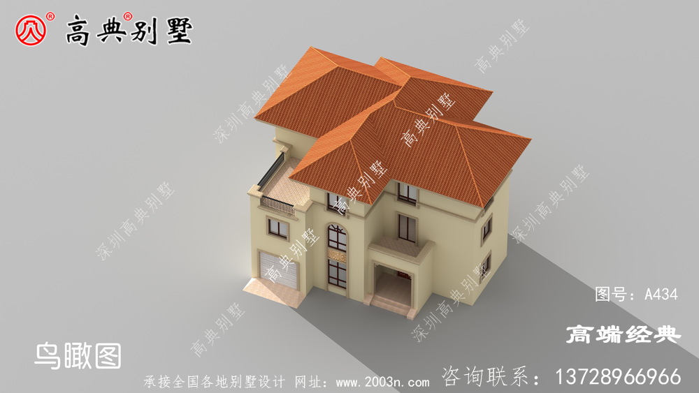 农村二层半简欧别墅这样建还怕预算不够吗?