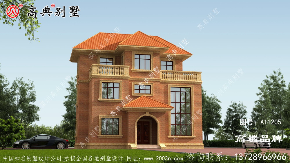 小别墅效果图整体设计简洁大方