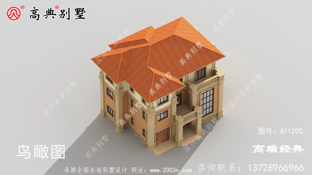大气硬朗的欧式外观,唯美优雅的落地窗
