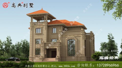 这样的别墅在村里一定会成建房标杆的