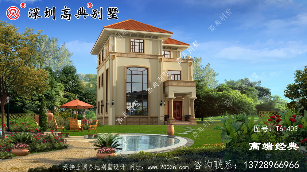 农村自建房设计图，符合大众审美观，以及舒适度