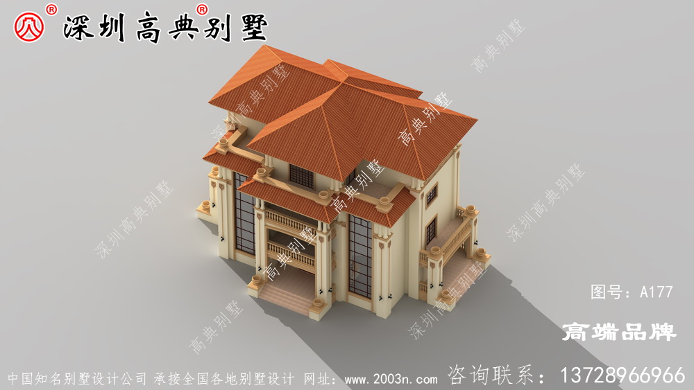 四层别墅设计图，在老家建一栋，亲戚朋友都羡慕