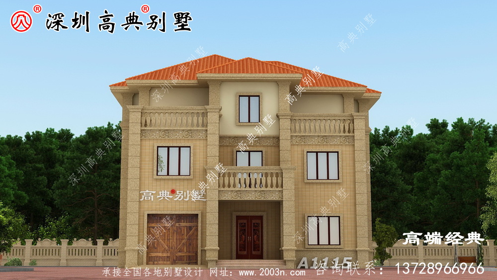 三层楼房设计图农村经典户型