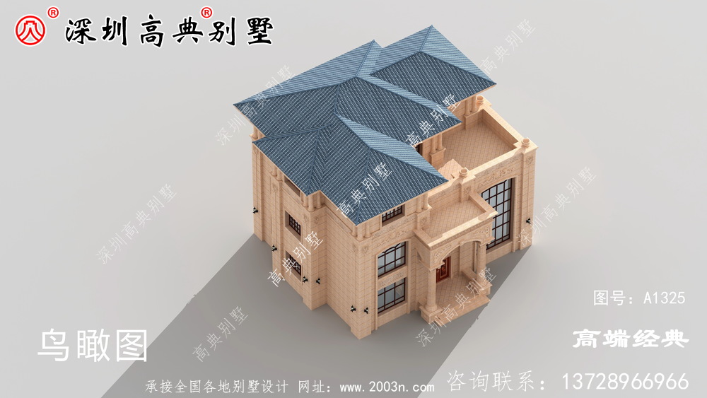 现代化的三层建筑图片,设计合理,外观美观,看完大家争相建造。