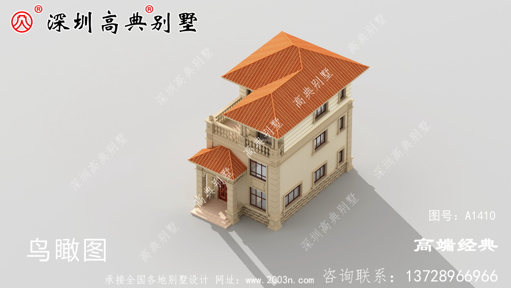 2021新款农村三层别墅设计图,简单实用