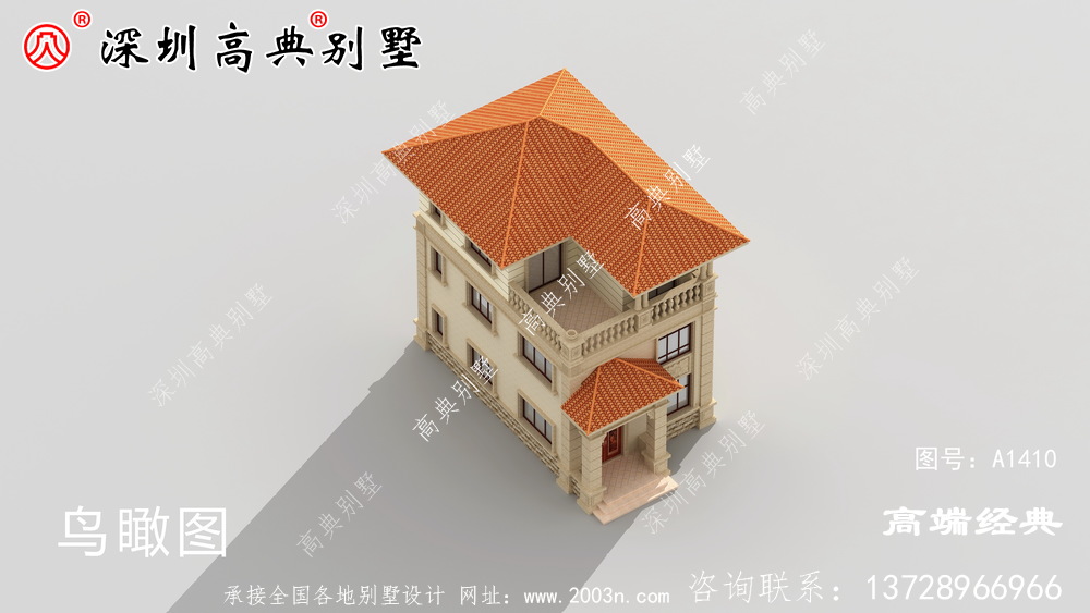 2021新款农村三层别墅设计图,简单实用