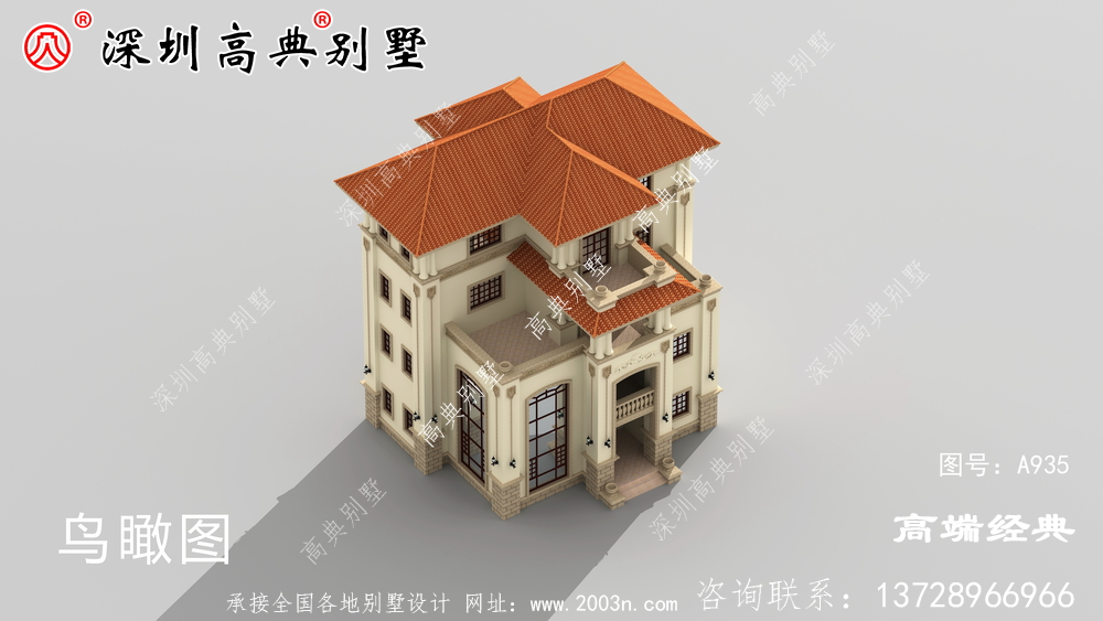 农村三层半楼房设计图,比在城里买一套划算多了