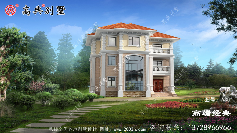 农村自建房设计图，这套最受欢迎，南方北方都可以这样建