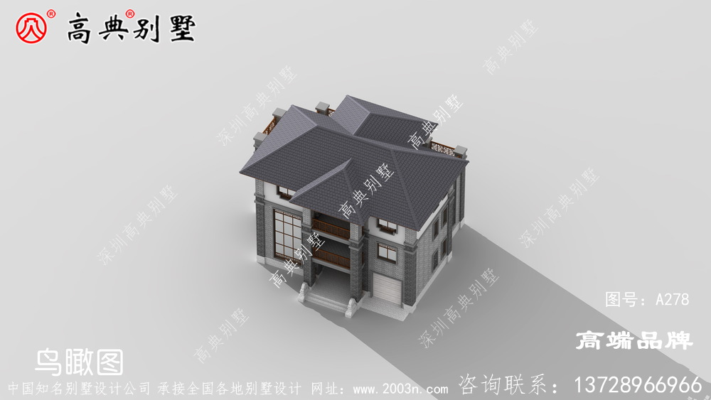 新中式风格别墅，整体素雅高贵